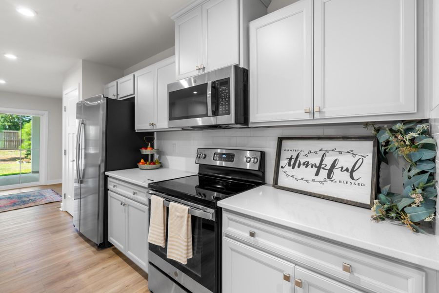 Furnished interior view inside a new home in , Santee (Image 12).