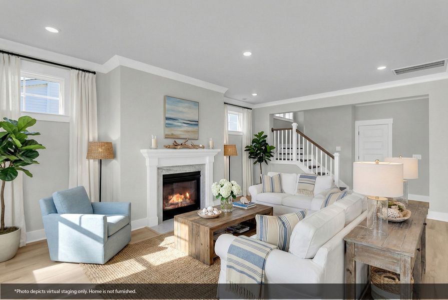 Furnished interior view inside a new home in Lochton, Summerville (Image 10). Furnished interior view inside a new home in Lochton, Summerville (Image 10).