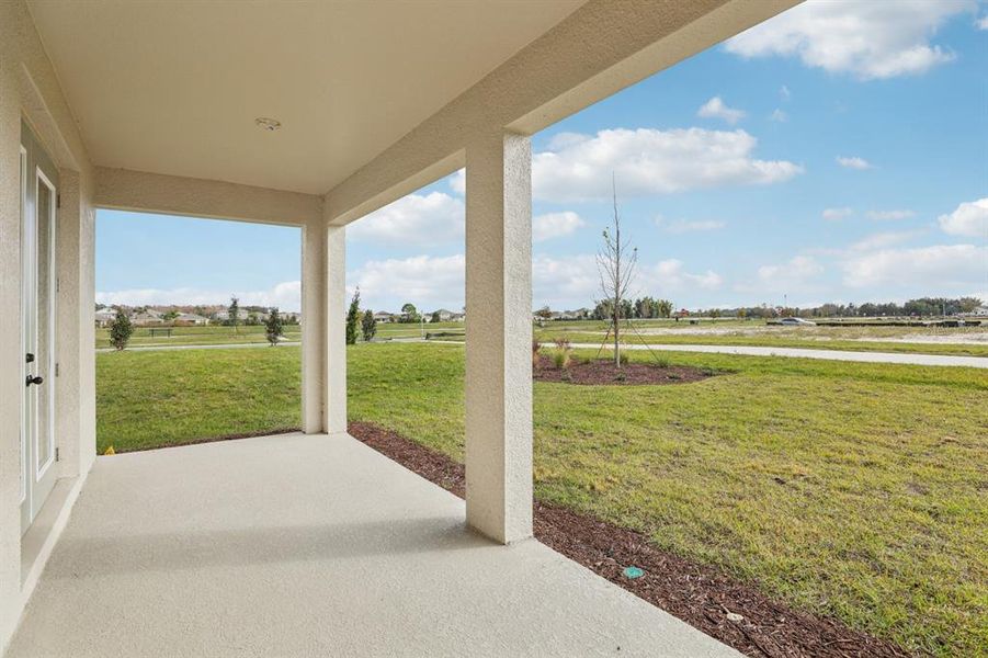 Exterior details and patio area of a home in Tyson Reserve, St. Cloud (Image 25). Exterior details and patio area of a home in Tyson Reserve, St. Cloud (Image 25).