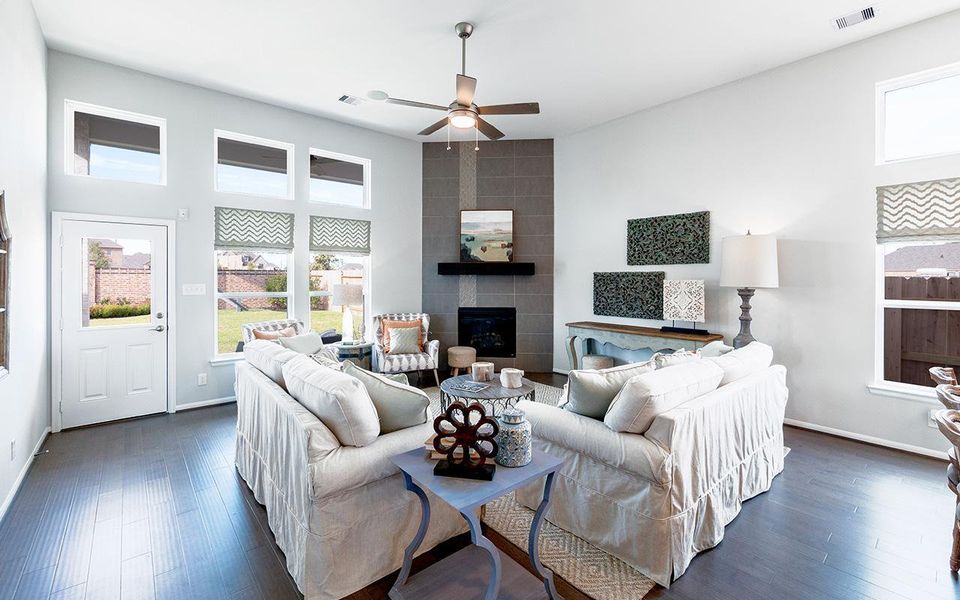 Furnished interior view inside a new home in Sunterra, Katy (Image 14). Furnished interior view inside a new home in Sunterra, Katy (Image 14).