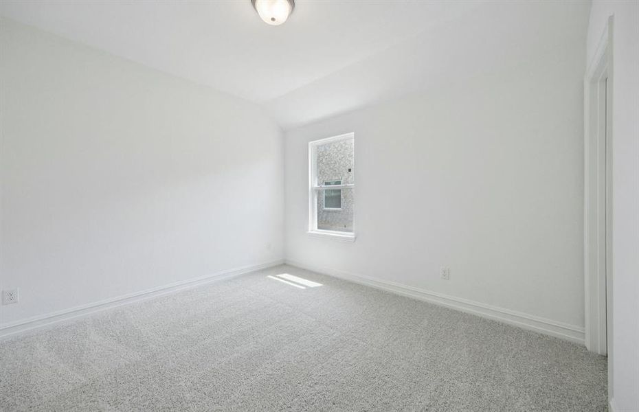 Secondary bedroom *model representation