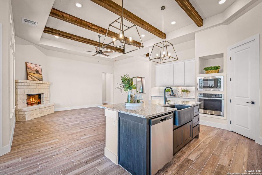 Furnished interior view inside a new home in , Spring Branch (Image 7).