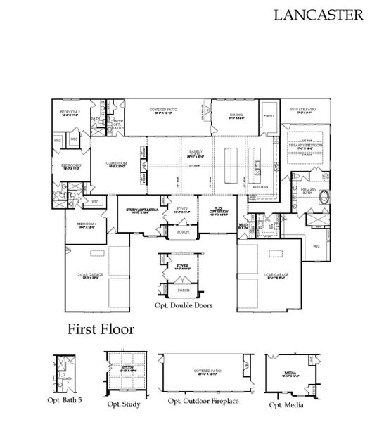 2D floor plan layout of this home in Ridge Pointe Estates, McLendon-Chisholm, TX (Image 2). 2D floor plan layout of this home in Ridge Pointe Estates, McLendon-Chisholm, TX (Image 2).