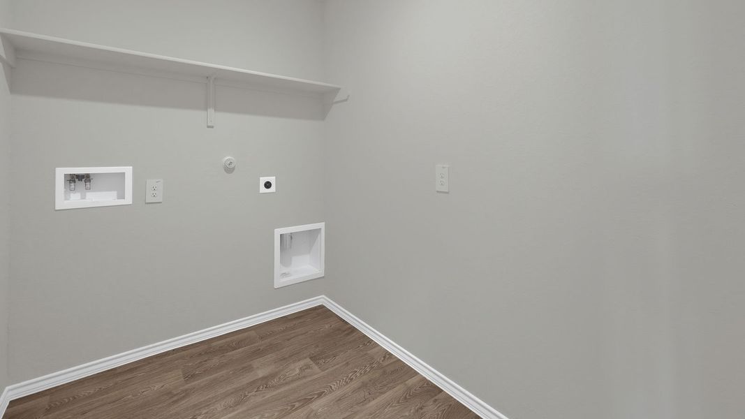 Representative unfurnished interior of a home built from the The Denton by D.R. Horton in Swenson Heights, Seguin (Image 13). Representative unfurnished interior of a home built from the The Denton by D.R. Horton in Swenson Heights, Seguin (Image 13).