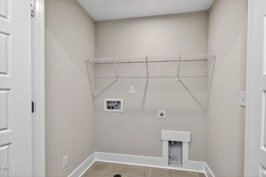 Laundry closet