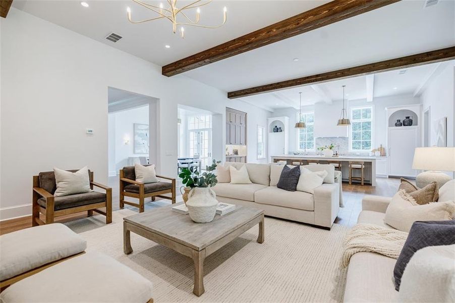 Furnished interior view inside a new home in , Canton (Image 12).