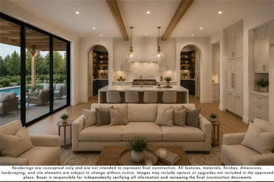 Furnished interior view inside a new home in , Alpharetta (Image 4).