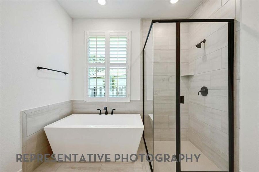 Furnished interior view inside a new home in Treeline, Justin (Image 7).