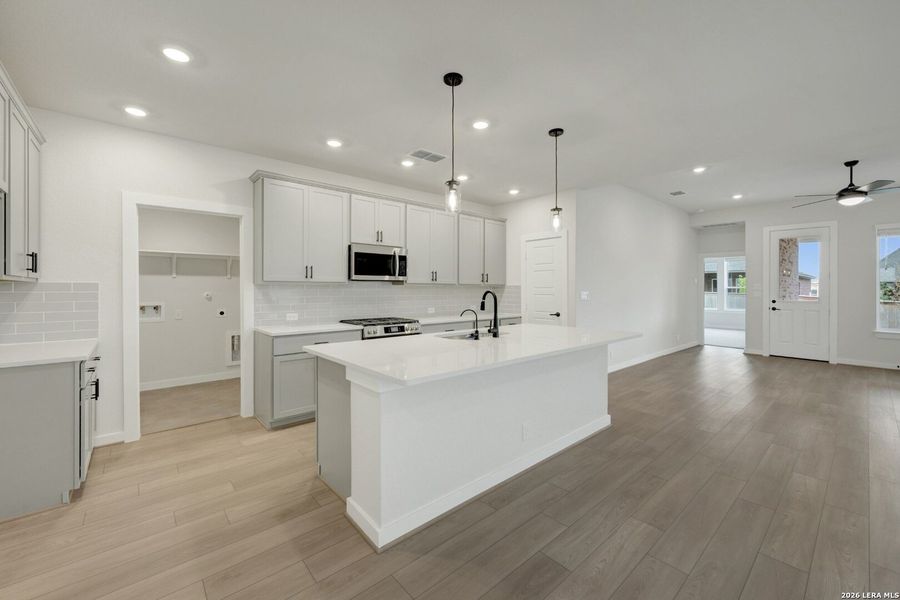 Furnished interior view inside a new home in Mayfair - Select Garden Series, New Braunfels (Image 7).