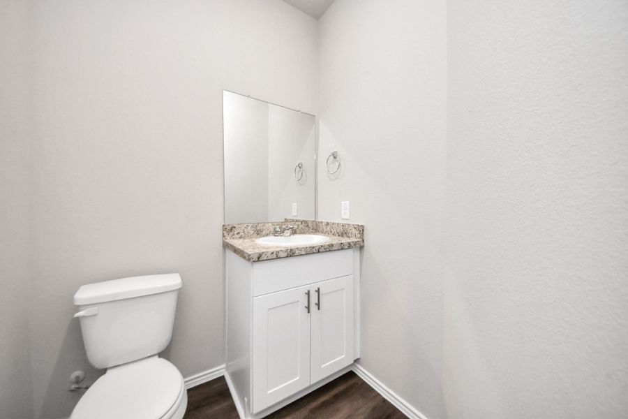 Half bath on 1st floor Half bath on 1st floor