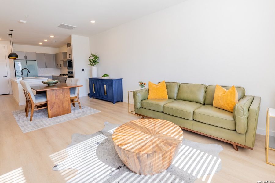 Furnished interior view inside a new home in Grayson House, San Antonio (Image 10).