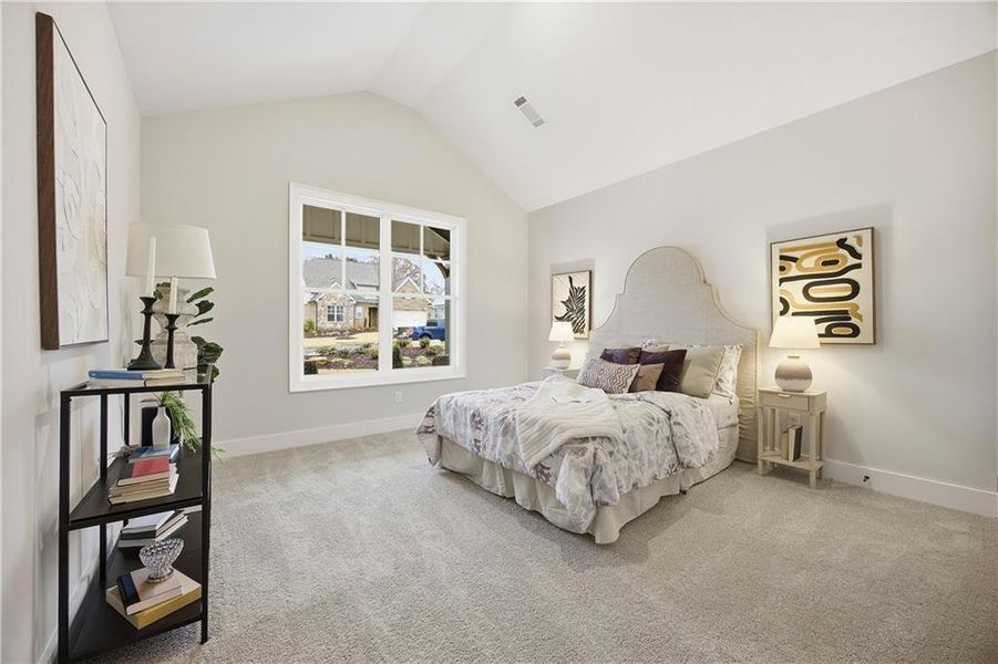 Furnished interior view inside a new home in Yellowstone Farms, Cumming (Image 15).
