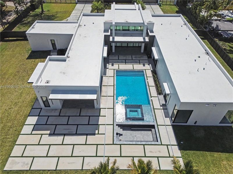Exterior details and patio area of a home in , Miami (Image 3).