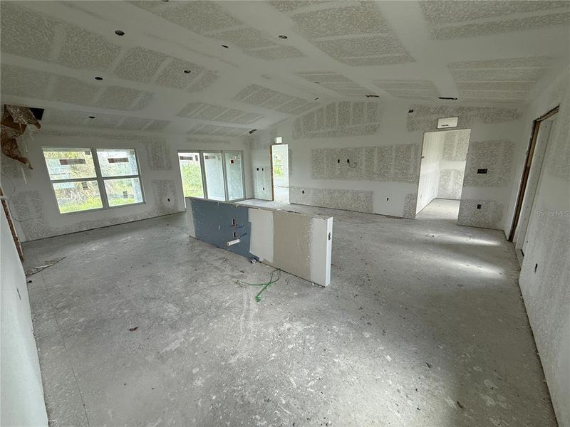 In-progress construction of a new home in , Cape Coral, FL (Image 5).