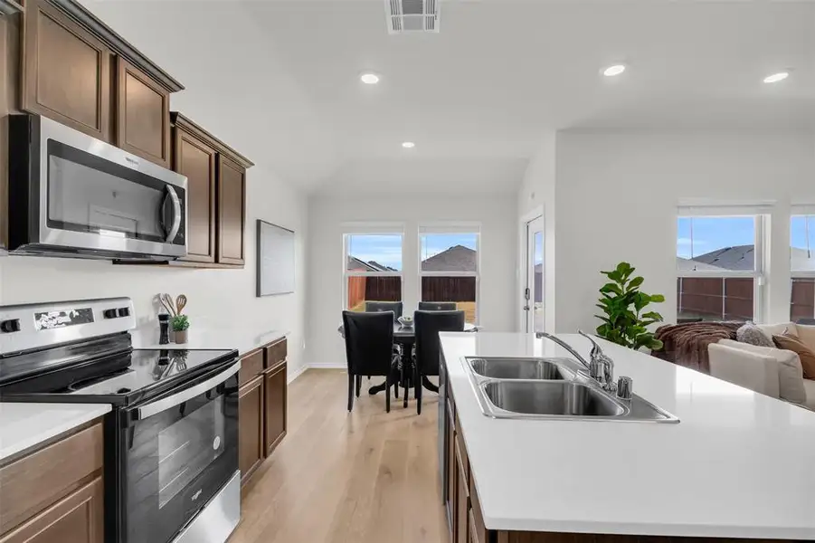Furnished interior view inside a new home in , Princeton (Image 16).