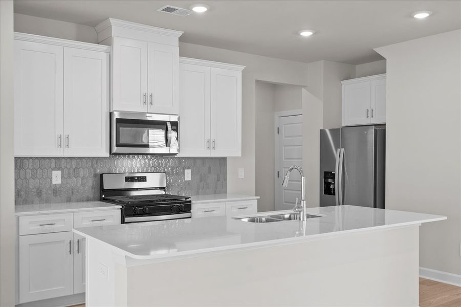Furnished interior view inside a new home in Creek Ridge - Heritage Collection, Spartanburg (Image 5).
