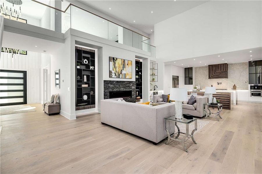 Furnished interior view inside a new home in , Sandy Springs (Image 43). Furnished interior view inside a new home in , Sandy Springs (Image 43).