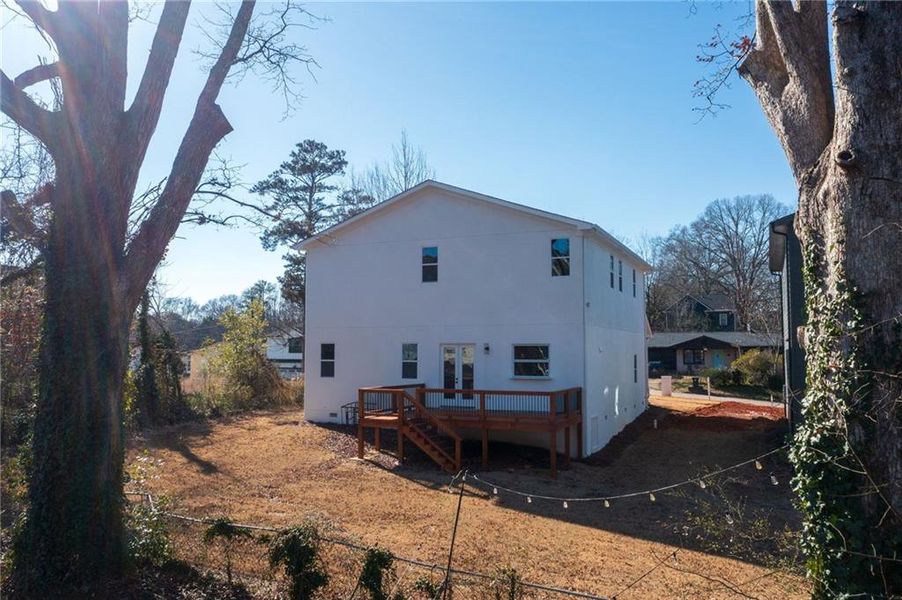 Exterior details and patio area of a home in , Scottdale (Image 3).