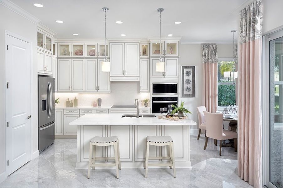 Representative furnished interior of a home built from the Persimmon by Minto Communities in Westlake, Loxahatchee (Image 8).