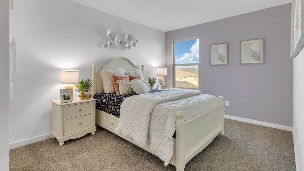 Furnished interior view inside a new home in Viridian, Lubbock (Image 34).
