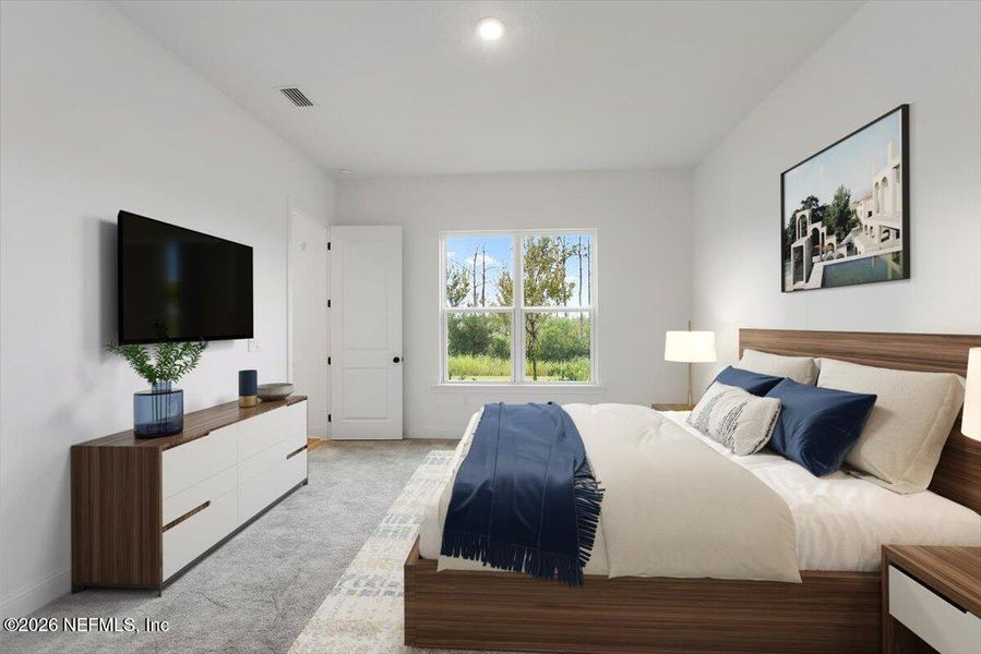 Furnished interior view inside a new home in , Palm Coast (Image 18). Furnished interior view inside a new home in , Palm Coast (Image 18).