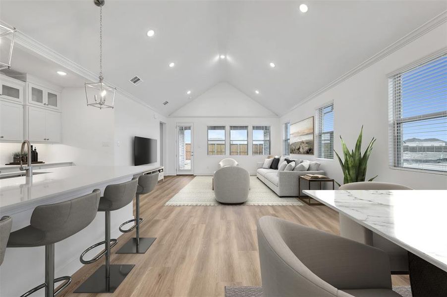 Furnished interior view inside a new home in Creekshaw, Royse City (Image 13).