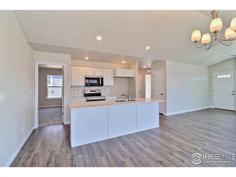 Furnished interior view inside a new home in , Evans (Image 4). Furnished interior view inside a new home in , Evans (Image 4).
