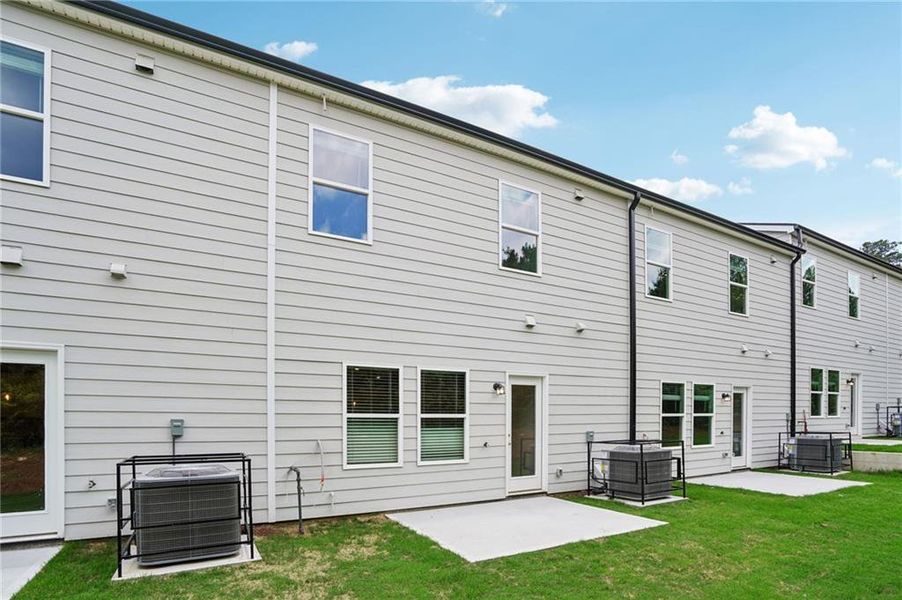 Exterior details and patio area of a home in Artisan Walk, Fairburn (Image 3).