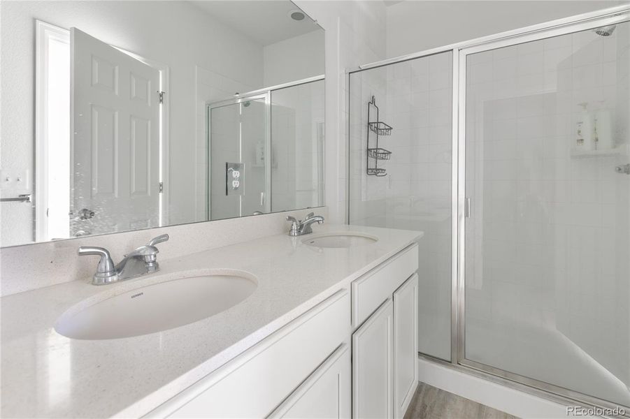 Upper level primary bedroom