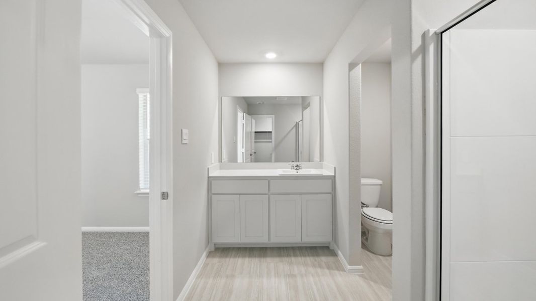 Furnished interior view inside a new home in Monarch at the Meadows, Ponder (Image 10).