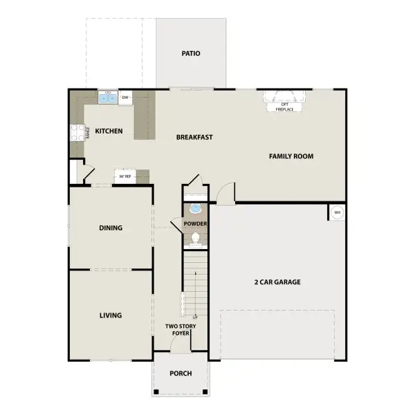 Cedar Creek A First Floor