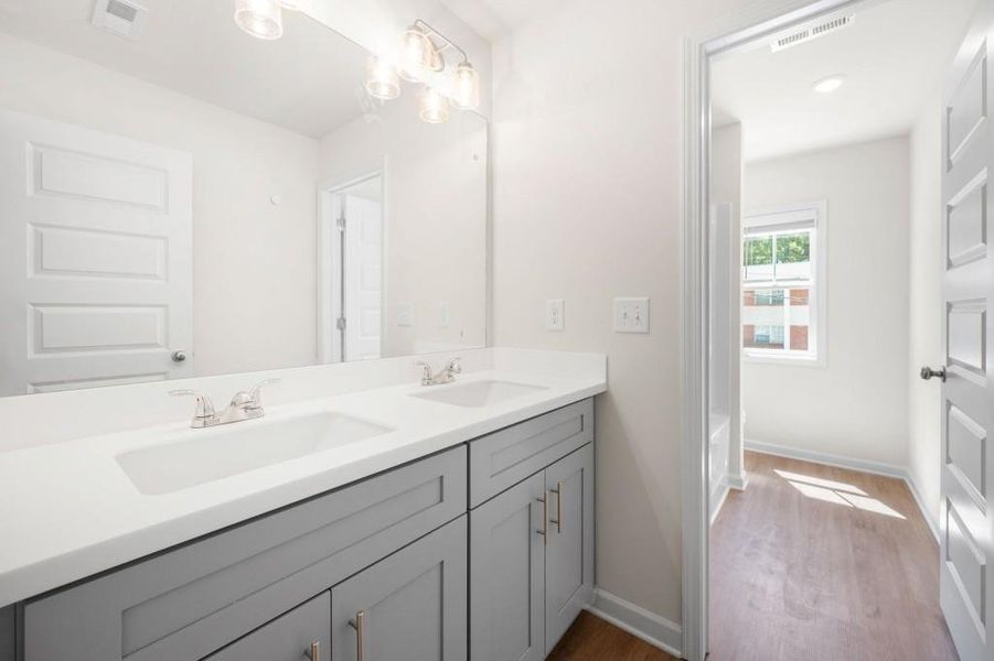 Furnished interior view inside a new home in Jefferson Street, Austell (Image 10).