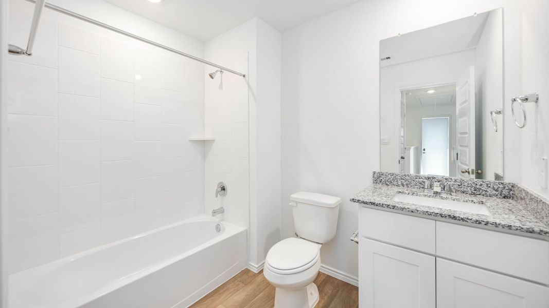 Furnished interior view inside a new home in Legacy Village, Houston (Image 4).