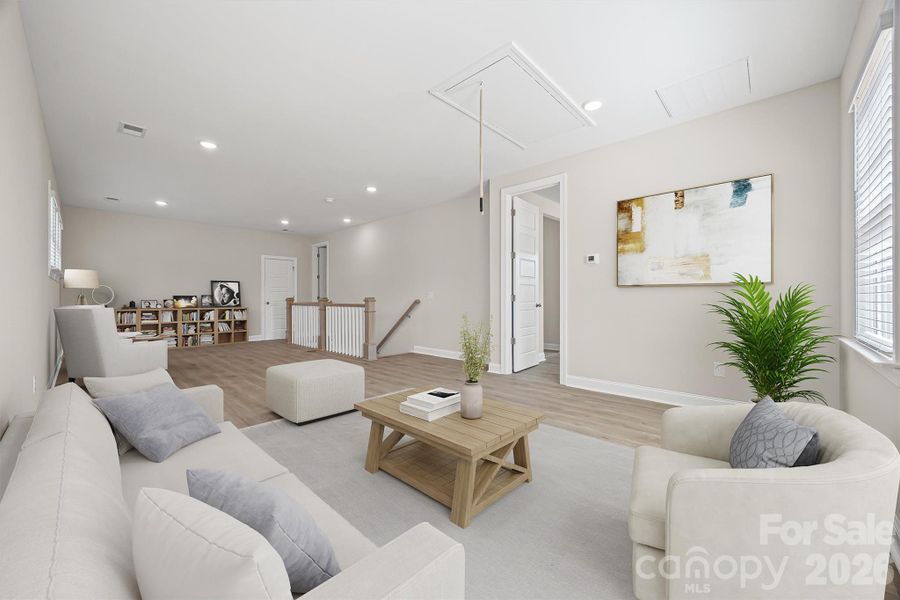 Furnished interior view inside a new home in , Gastonia (Image 9).