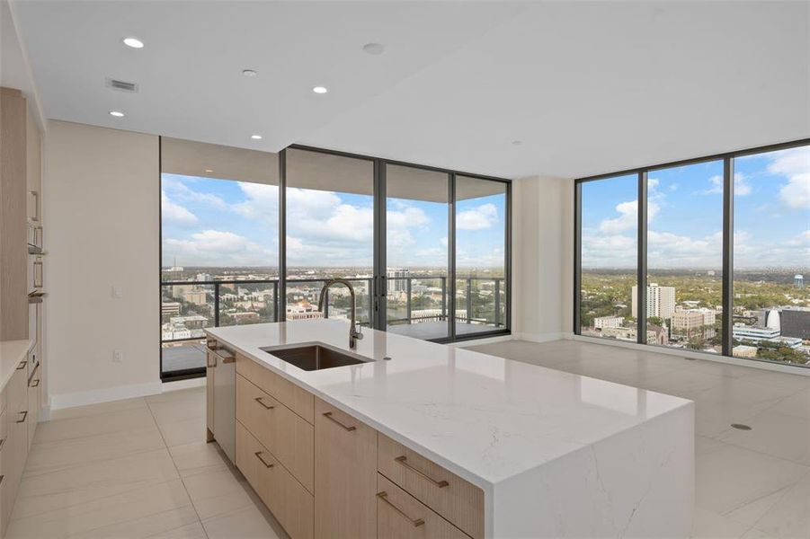 Furnished interior view inside a new home in , St. Petersburg (Image 8).