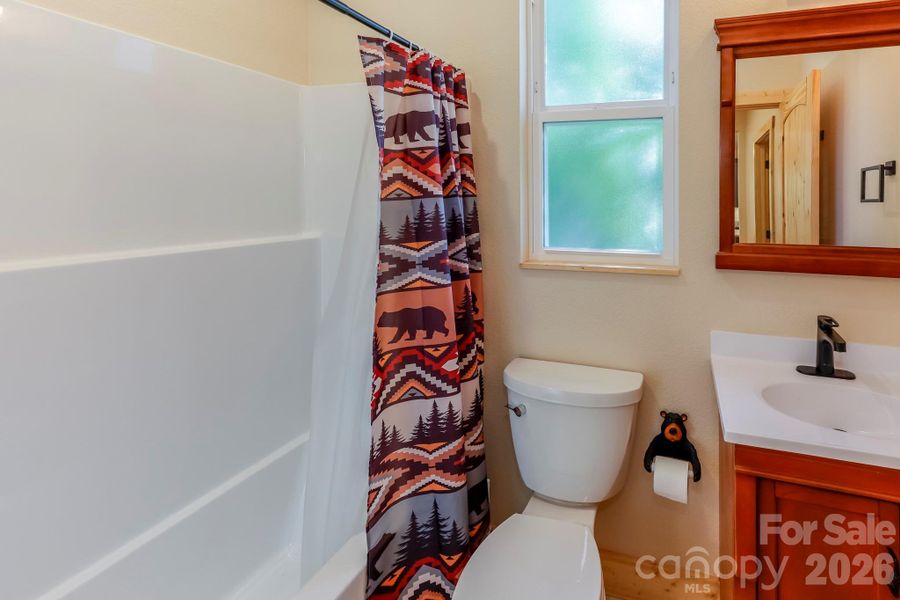 Furnished interior view inside a new home in , Lake Lure (Image 13).