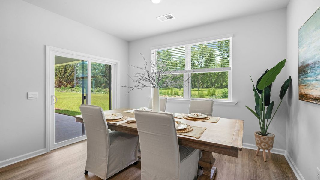 Furnished interior view inside a new home in Fernhill Farms, Statesboro (Image 20).