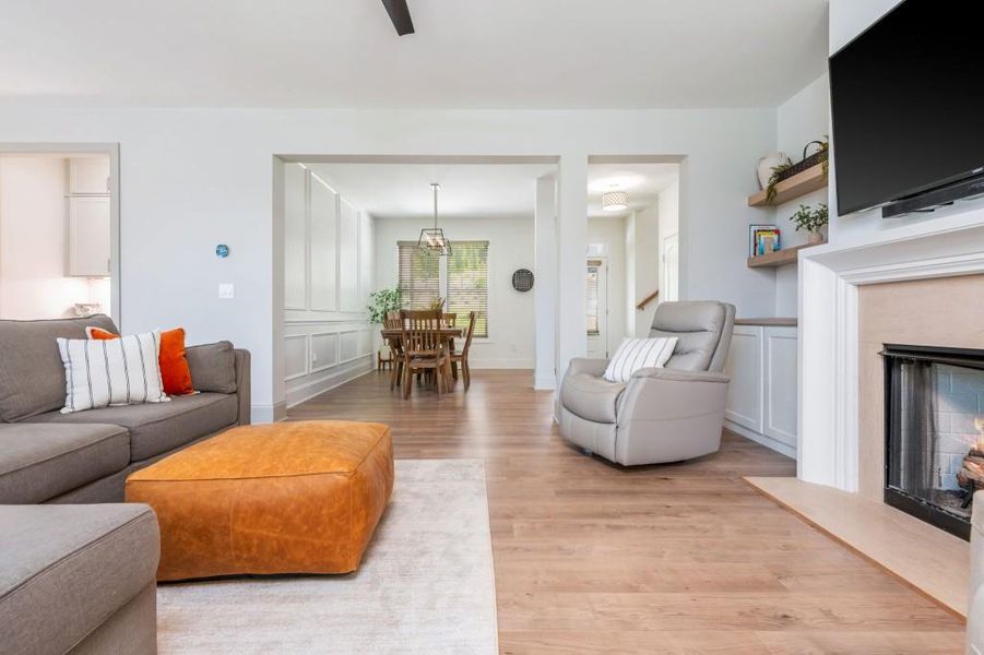 Furnished interior view inside a new home in Liberty Springs, Woodstock (Image 24).