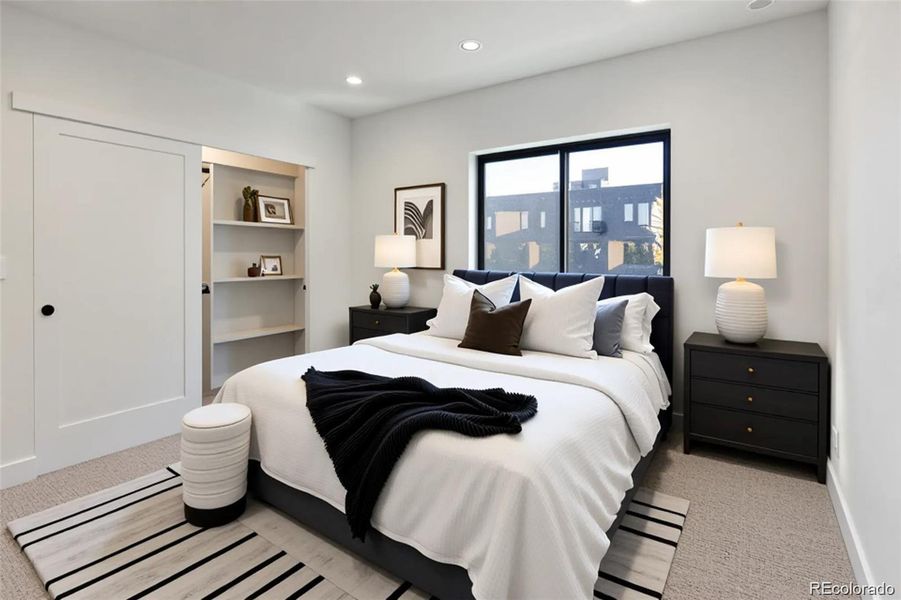 Furnished interior view inside a new home in , Denver (Image 9). Furnished interior view inside a new home in , Denver (Image 9).