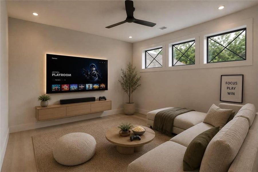 Furnished interior view inside a new home in , Cumming (Image 53).