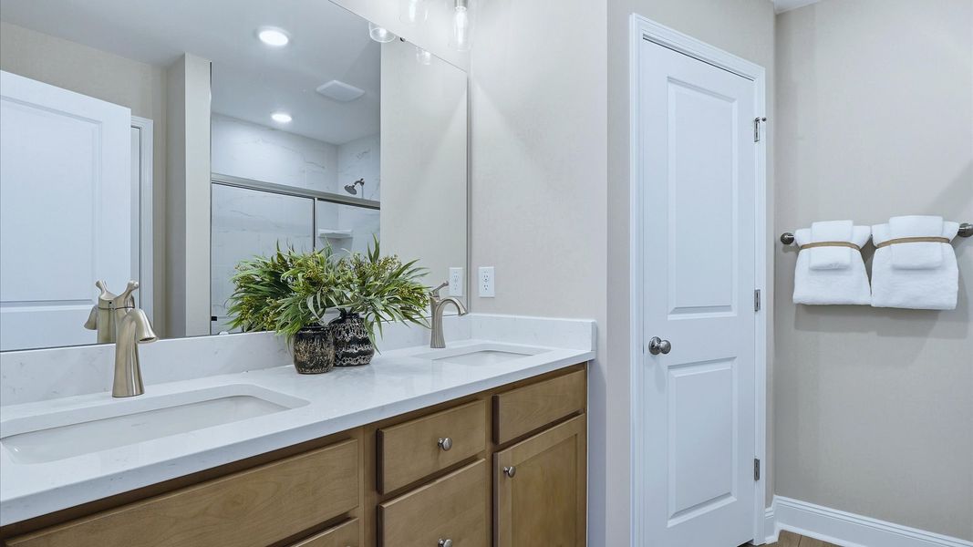 Representative furnished interior of a home built from the Winchester by DRB Homes in Mason Grove, Franklinton (Image 40).