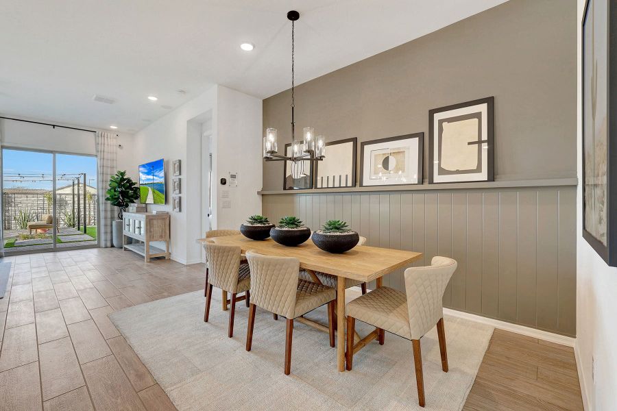 Representative furnished interior of a home built from the Copper by Mattamy Homes in Tyler Ranch, Buckeye (Image 30).