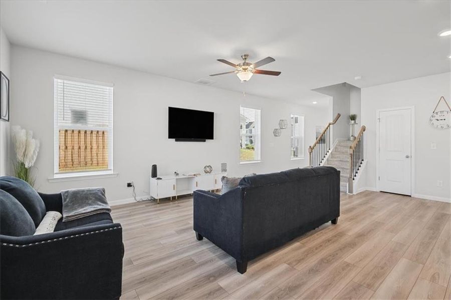 Furnished interior view inside a new home in , McDonough (Image 11).
