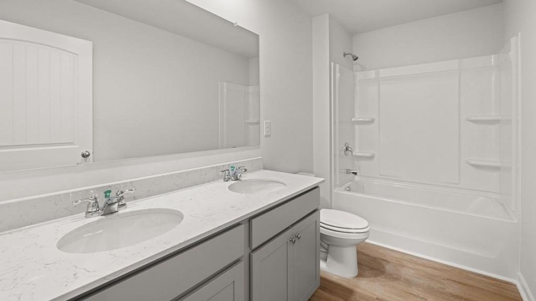 Furnished interior view inside a new home in Hamptons at Riverwood South, Dallas (Image 12).