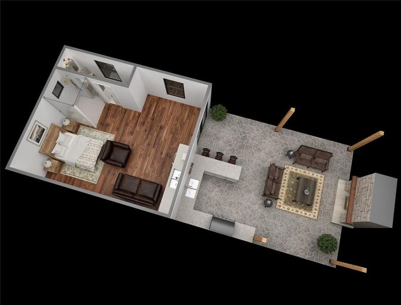 Sample of building materials used in homes in , Glen Rose (Image 5).