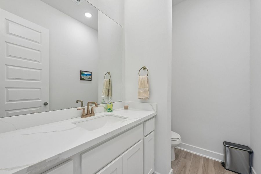 Furnished interior view inside a new home in The Woodlands Hills, Willis (Image 37).