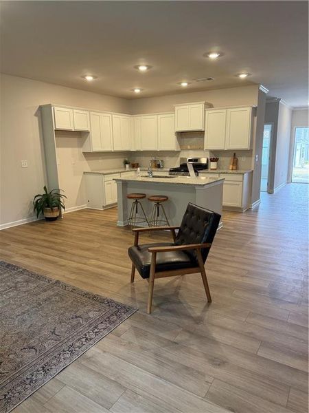 Furnished interior view inside a new home in Villages at Cedar Hill, Dallas (Image 10).