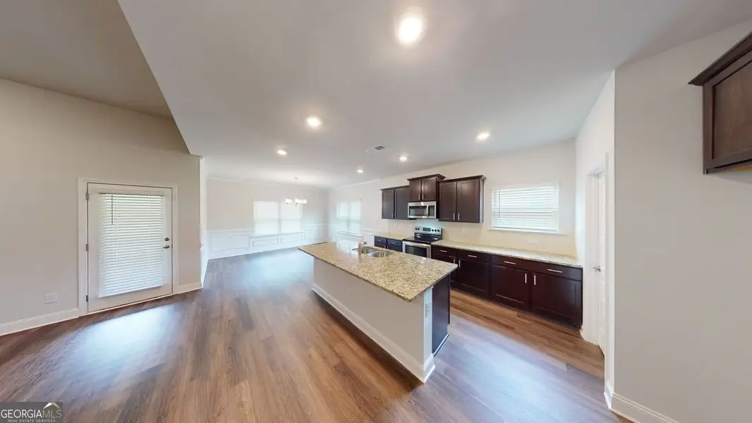 Furnished interior view inside a new home in Oakview Estates, Macon (Image 4).