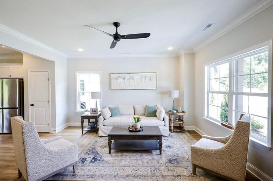 Furnished interior view inside a new home in The Nassau, Chattanooga (Image 29).