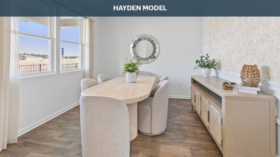 Representative furnished interior of a home built from the HAYDEN by D.R. Horton in Entrada, St. Augustine (Image 10).